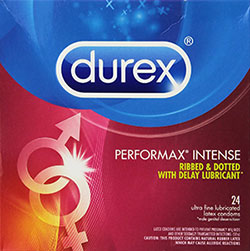 como retrasar la eyaculación con Durex Performance Intense 
